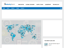 Tablet Screenshot of industrynorm.com